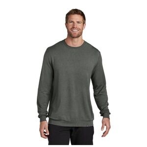 TravisMathew Long Weekend Crew Men's M Dark Grey Heather Pullover NWT